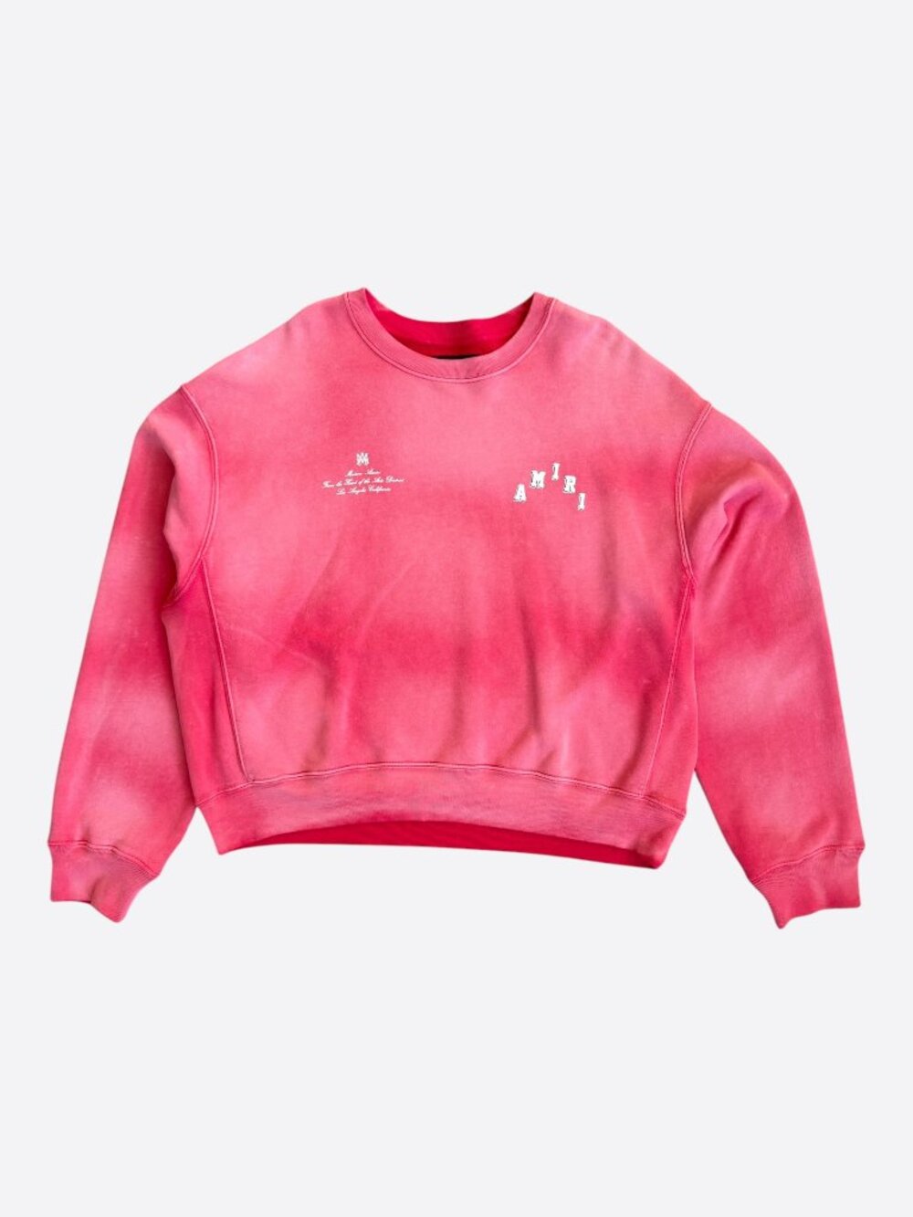 Amiri Vintage Red & White Collegiate Logo Sweater